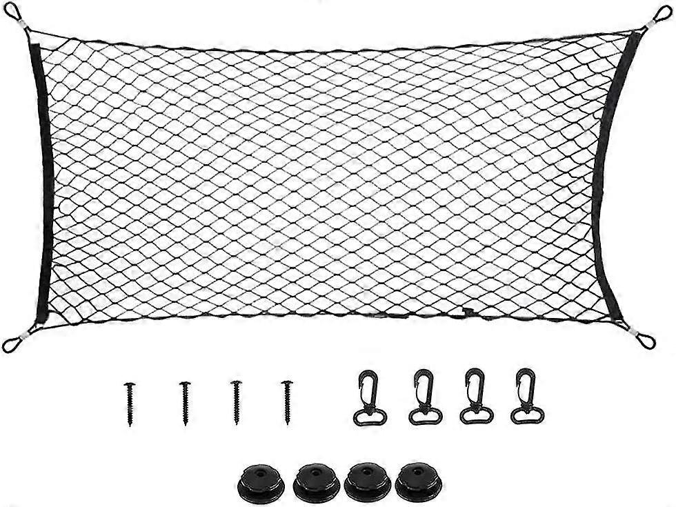 Universal Auto Aufbewahrung Netz, Gepäckaufbewahrung Netz, Auto Kofferraum Netz, Auto Zubehör Netz, Kinder Gepäck Netz, Für Suv LKW Schwarz