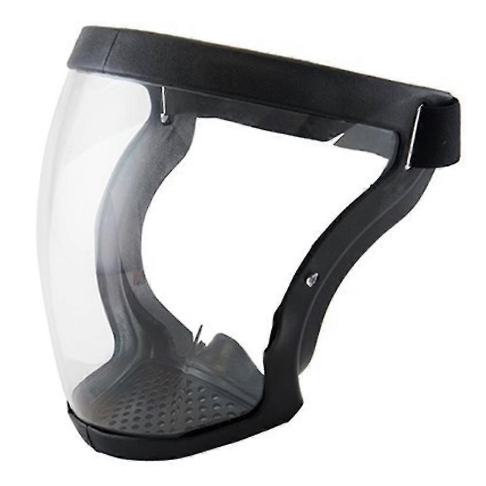 Reusable Face Shield Mask Safety Protective Visor Transparent, Anti-fog, Easy Clean1pcsblack)