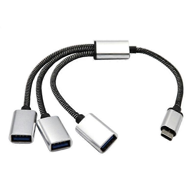 USB C to USB OTG Adapter Cable Type C Male to USB2.0 Female Expansion HUB