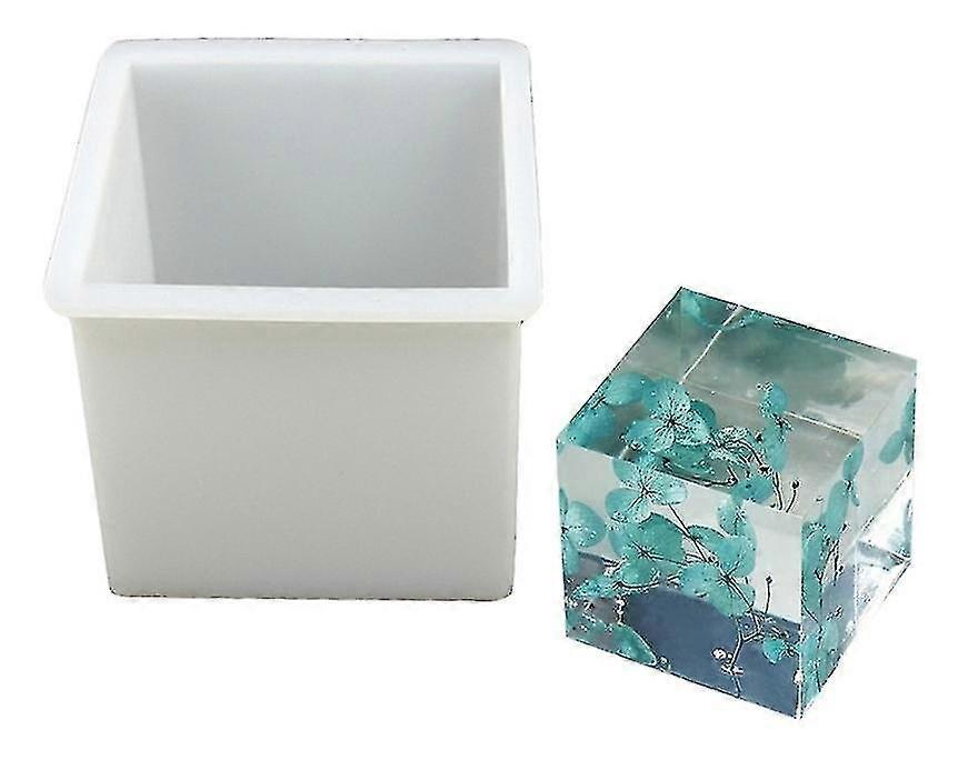 Th 10cm/4\super Large Cube Square Silicone Mold Epo Resin (1pcs)