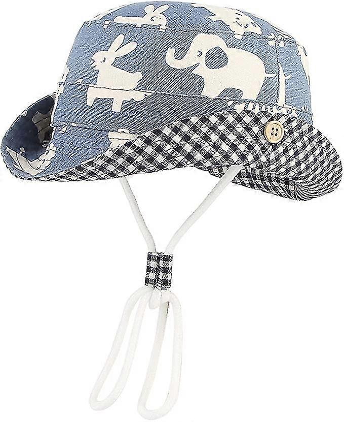 Baby Sun Hat Sun Protection Fisherman Hat Cap Cotton Beach Hat Summer Hat Reversible Hat