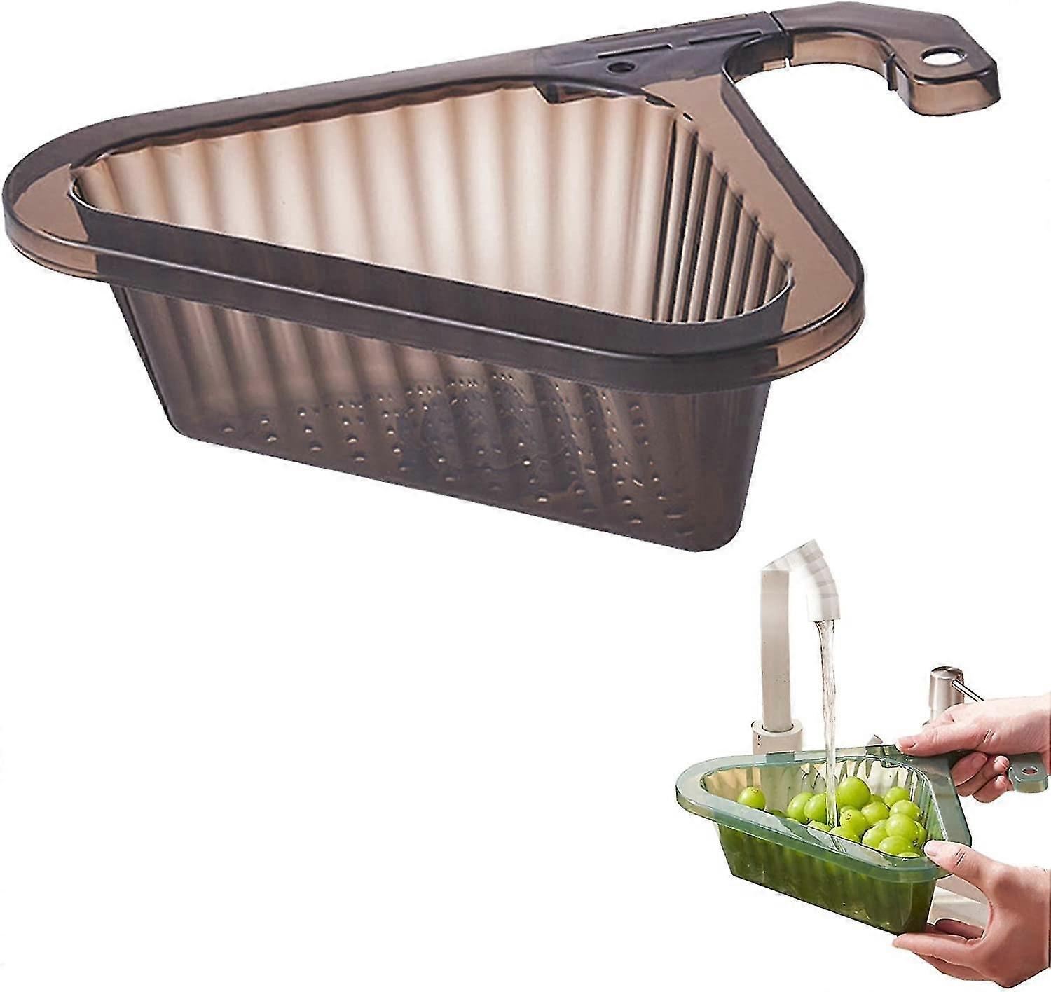 Sink Drain Basket,swan Drain Basket Strainer For Kitchen Sink,multifunctional Triangle For Kitchen Food Waste Catcher,sink Filter Triangle Kitchen Bat