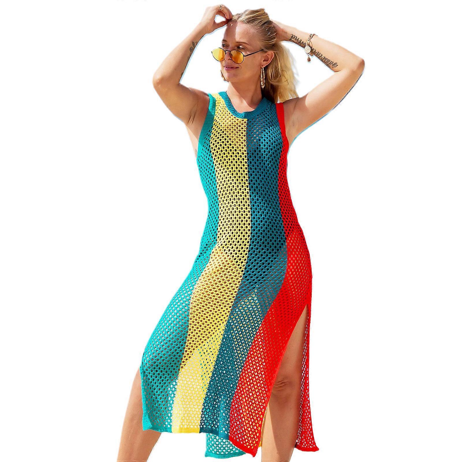 Beach Tunic Fish net Beach Dress Bikini Cover Up Summer Swimsuit