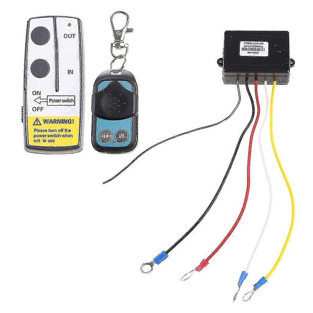 Kit de Controle Remoto Sem Fio Handset compatível com Caminhão compatível com Jeep Atv Suv Guincho Warn Ramsey