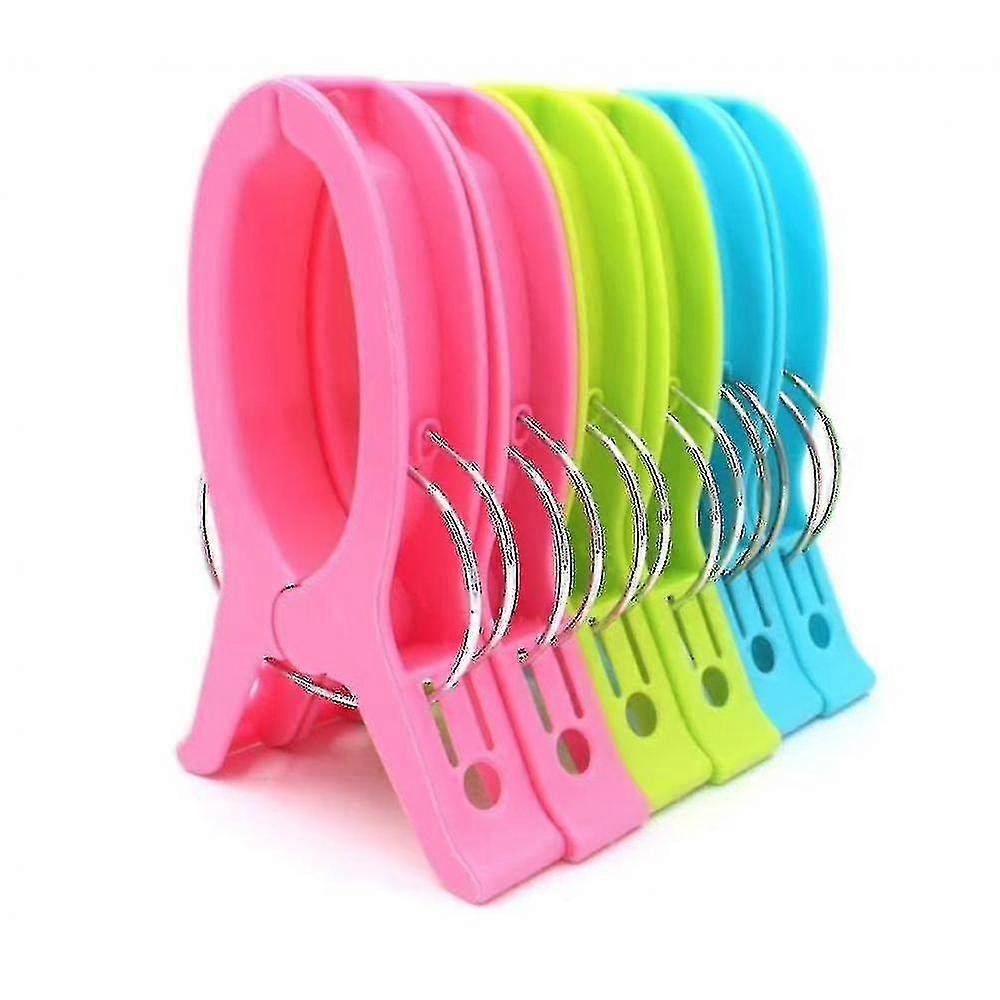 6 Pcs Plastic Clips For Keeping Towels Sheets Quilts Clothes
