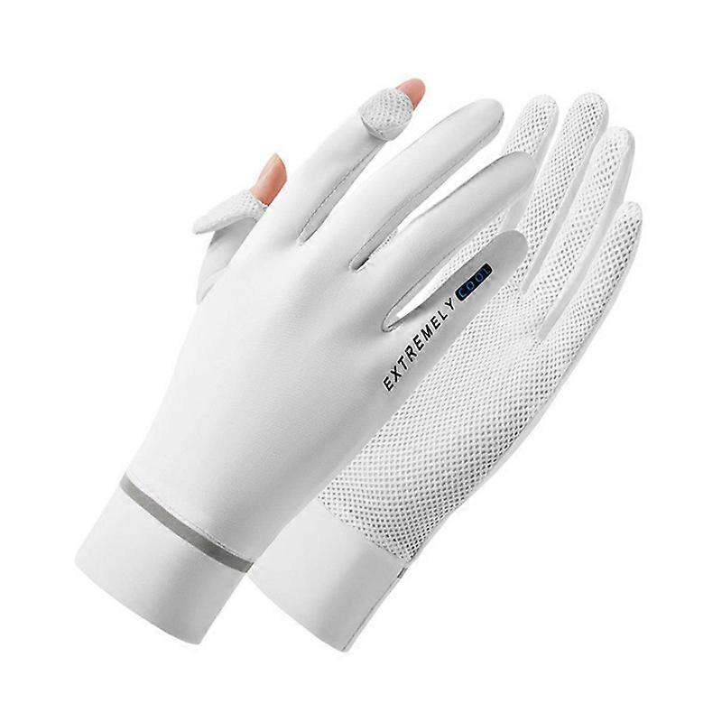 Women's Ultra Thin Summer UV Protection Touchscreen Driving Gloves