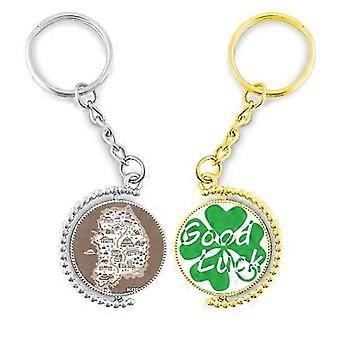Korean Map Seoul And Busan Key Chain Ring Accessory Couple Keyholder Lucky