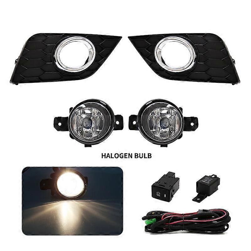 for Nissan Sentra Sylphy 2016 2017 2018 LED Fog Light Car DRL Daytime Running Lamp Bumper Driving Switch Relay Car Accessories