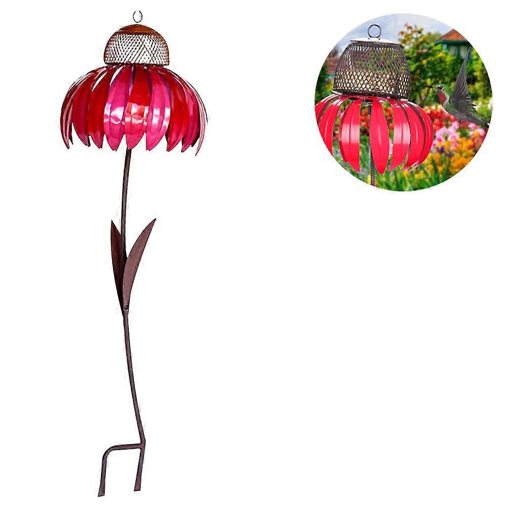 砂漠の鋼鉄立っている鳥のフィーダー - 外の錆抵抗力のある庭の芸術の金属の鳥送り器はスタンド付き