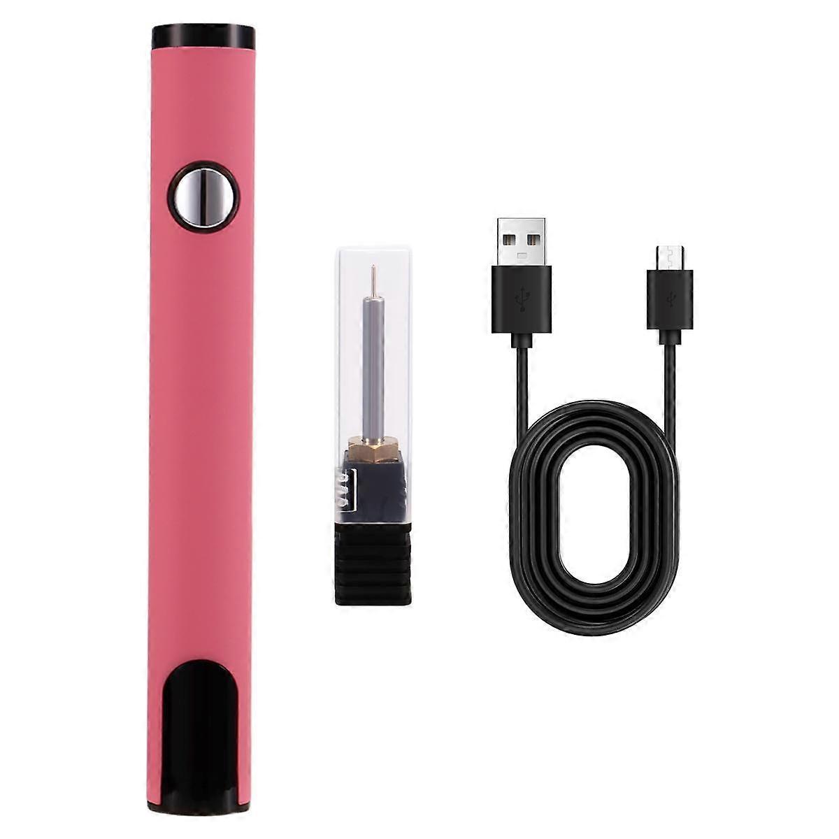 510 Thread Battery Cart Pen Electric Soldering Iron Welding Kit Adjustable Voltage with Hot Thread