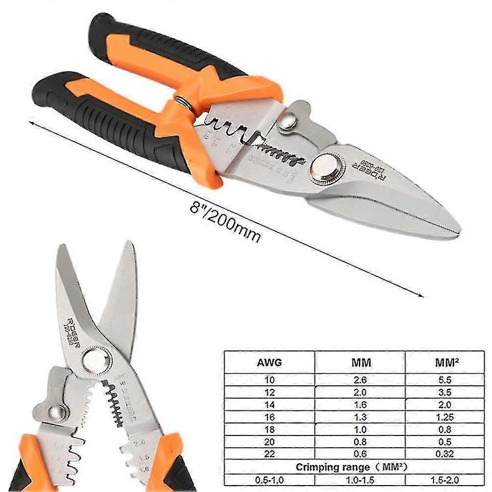 Electrician Crimper Cable Cutter
