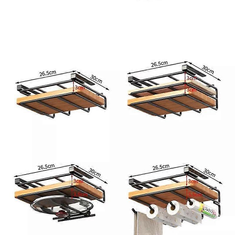 Cabinet Shelf Organizer, Cutting Board Hanging Shelf Holder Cabinet Under Shelf