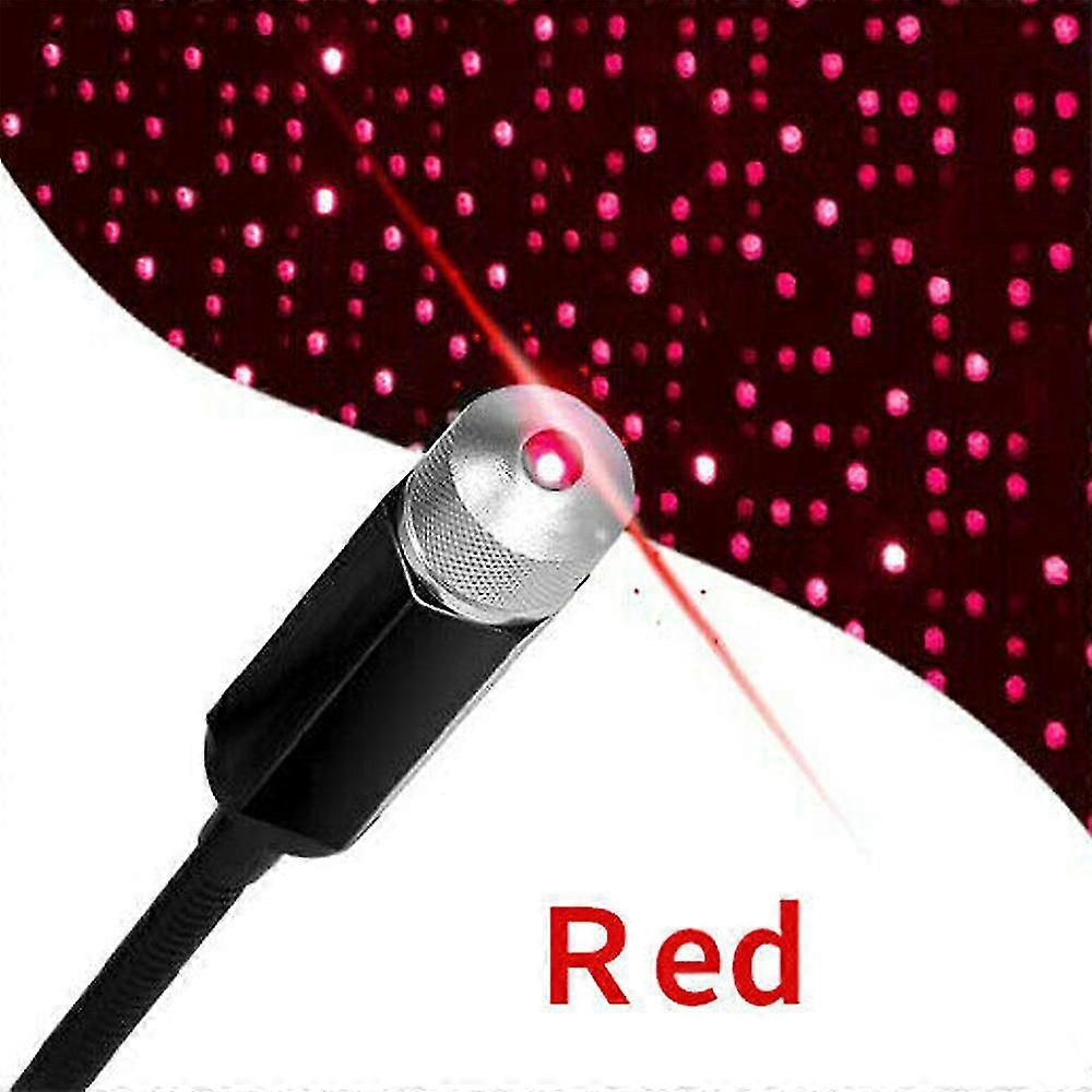 Usb Led Car Interior Star Light Lamp Projector Decorations