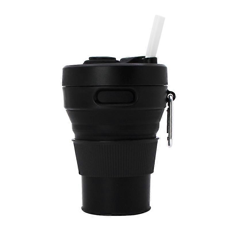 350ML Folding Portable Silicone Telescopic Drinking Coffee Cup Multi-function Silica Cup Travel