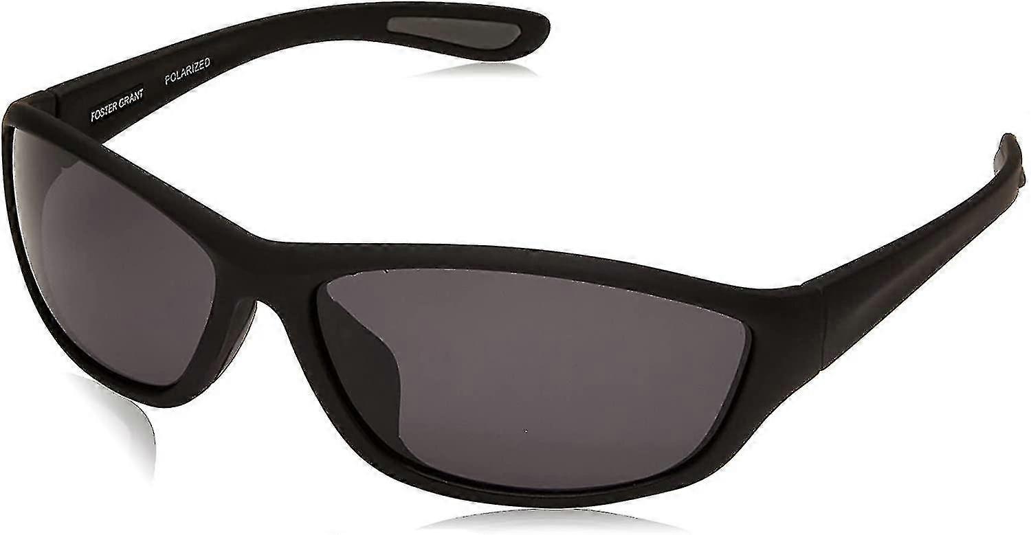 Backstop Wrap Polarisierte Sonnenbrille, schwarz/schwarz, 150 mm