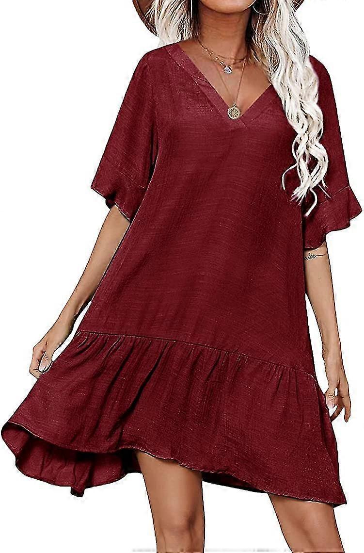 Couvertures pour maillots de bain Femmes Décontracté Mobile Robe de plage V-col V Maillot de bain Maillot de plage