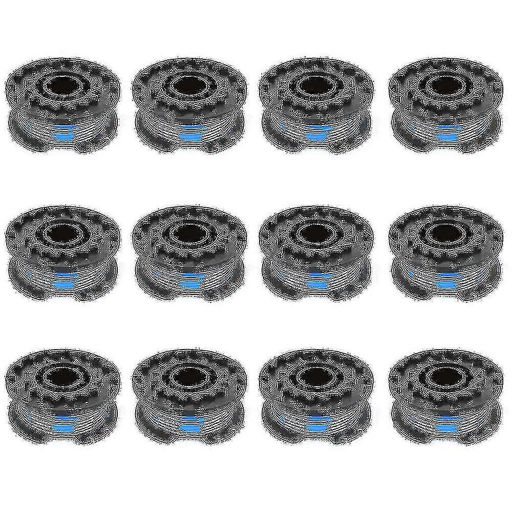 12 Pack Auto-feed String Replacement Trimmer Spool For Greenworks