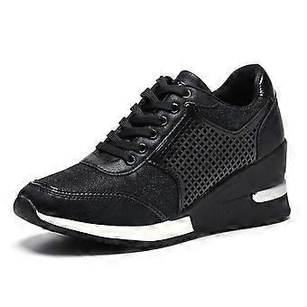 Trainers Womens Wedge Heel Running Walking Sports Athletic Shoes Sneakers