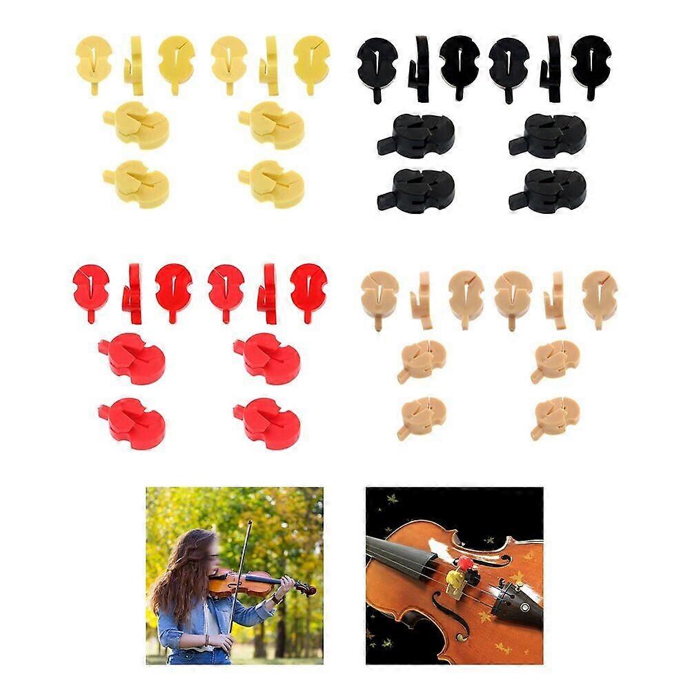 Get the Perfect Sound Balance with 10PCS Soft Rubber Mute Set for Violin