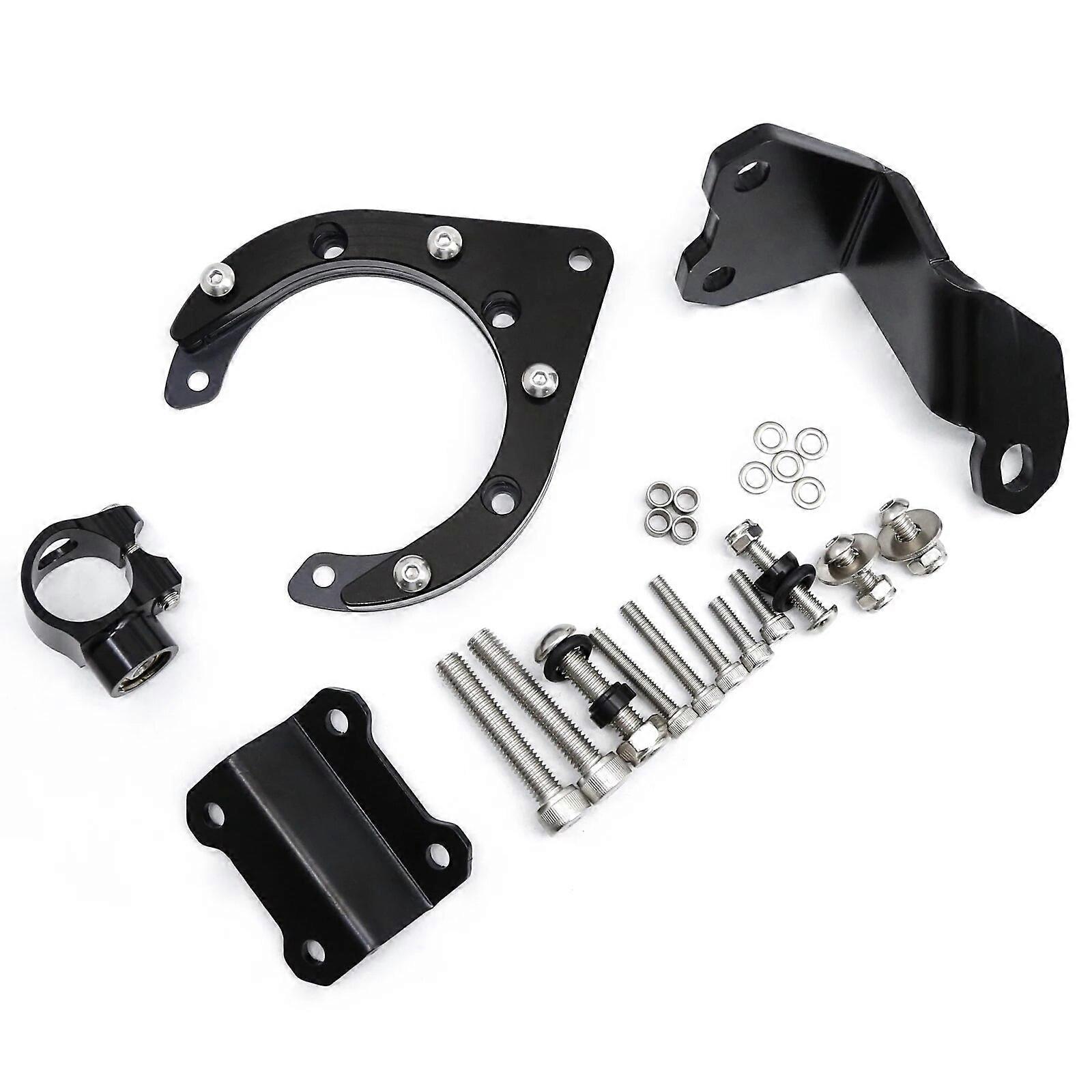 For YAMAHA MT07 FZ07 2020-2023 CNC Aluminum Carbon Motorcycle Steering Damper Stabilizer Bracket  Mounting Support Kit Holder