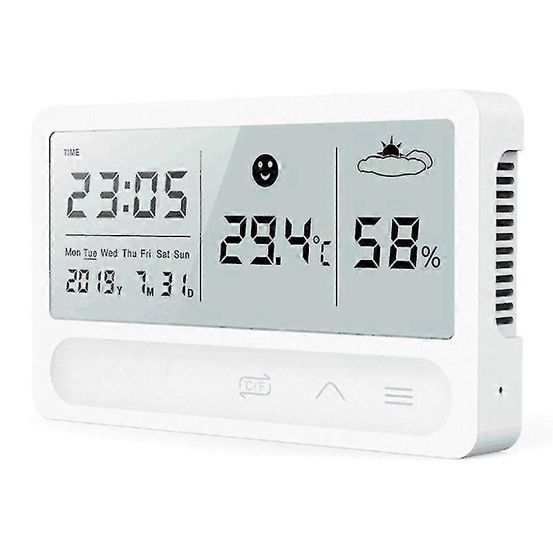 Lcd Electronic Digital Indoor Mounted Hold Humidity Temperature Meter Gau