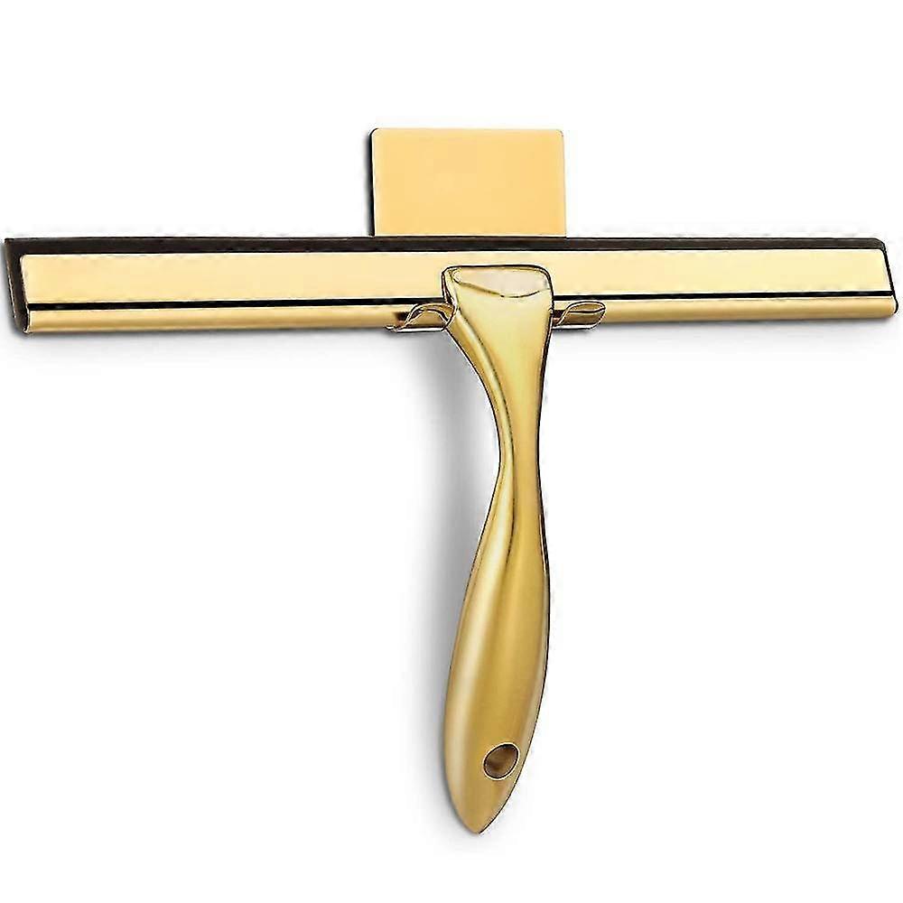 Rodo de Chuveiro de Aço Inoxidável - 10 polegadas, para Portas de Chuveiro, Banheiro, Janela e Vidro de Carro