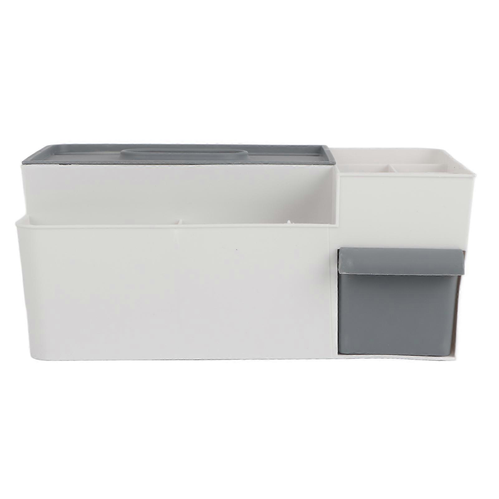 Light Grey Tissue Box Holder Multi-Functional Creativity - Dark Grey Coffee Table Paper Remote Control Storage Box for Home