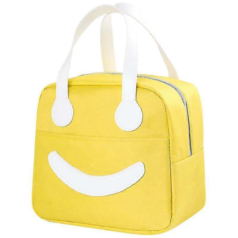 Oxford Cloth Waterproof Thick Insulation Bag Picnic Bag Large Portable Lunch Box Bag Frozen Bag Insulation Package-Yellow