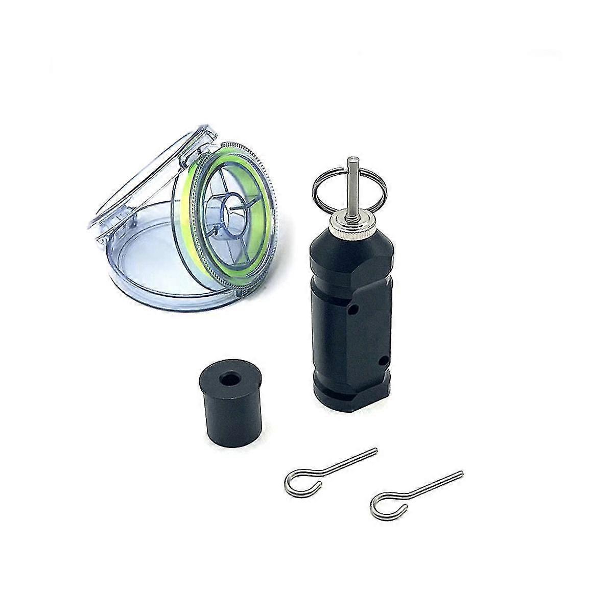 1 Set Outdoor Camping Alarm Trigger Perimeter Trip Alarm 360 Coverage Trip Line Perimeter Alarm,black