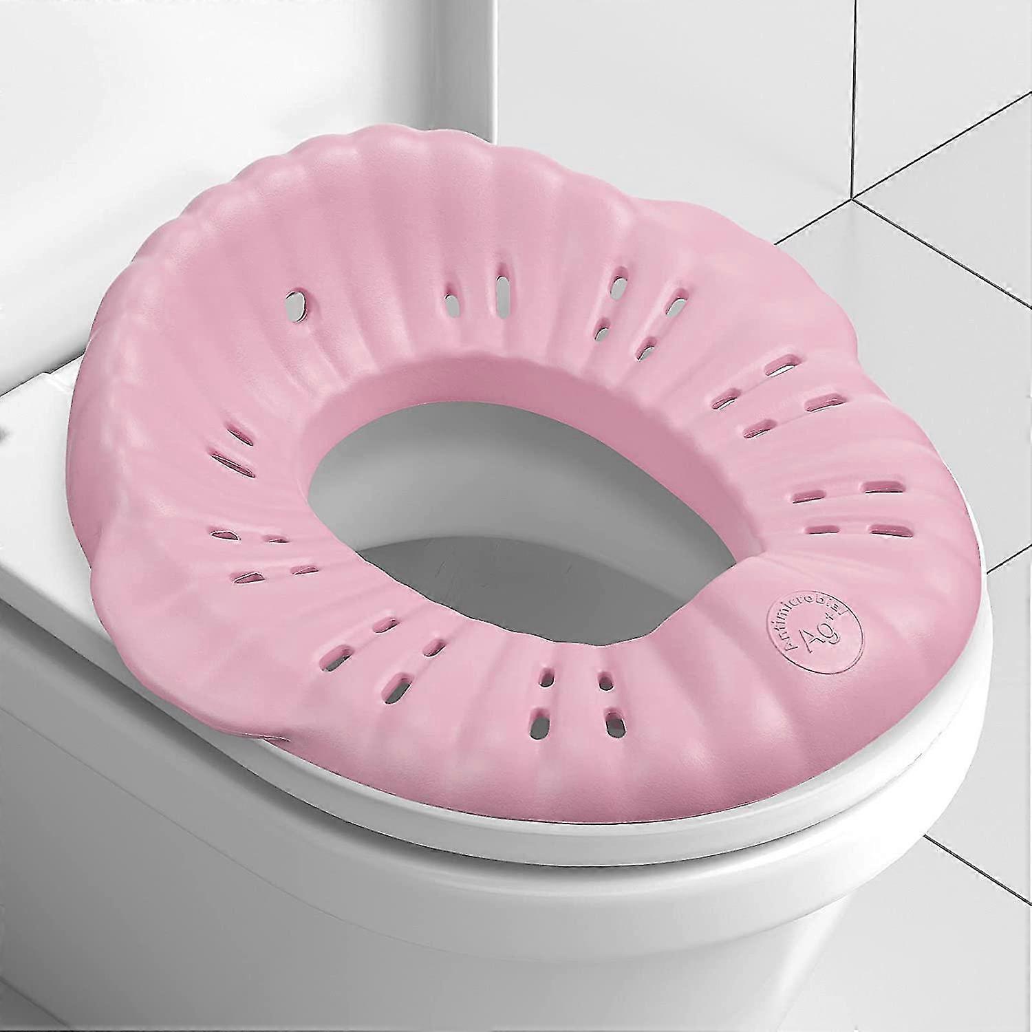 Potty Toilet Training Seat For Toddler With Handles Kids Toilet Trainer Ring For Babys Secure Non-slip Surface