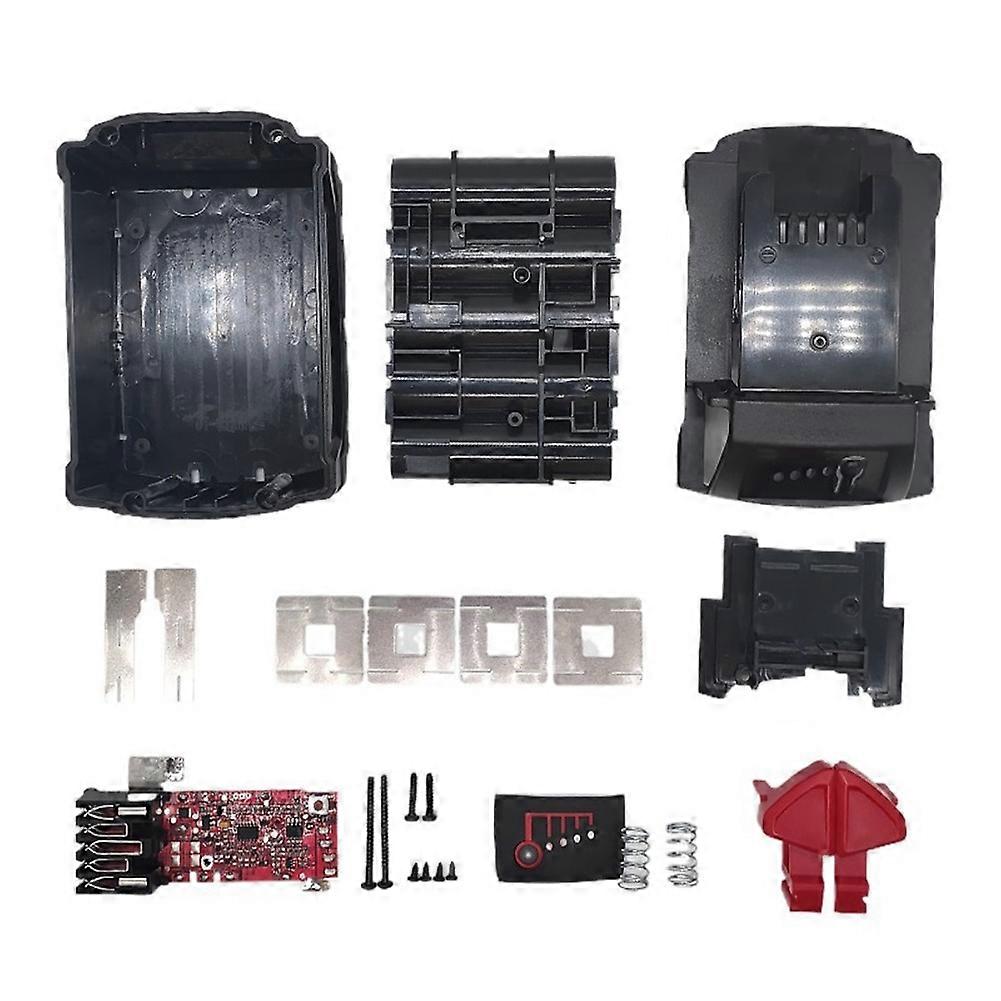 Battery Case+PCB Charging Circuit Board for 10 Core 18V 18650 Kit Li-Ion Battery Case Protective Bo