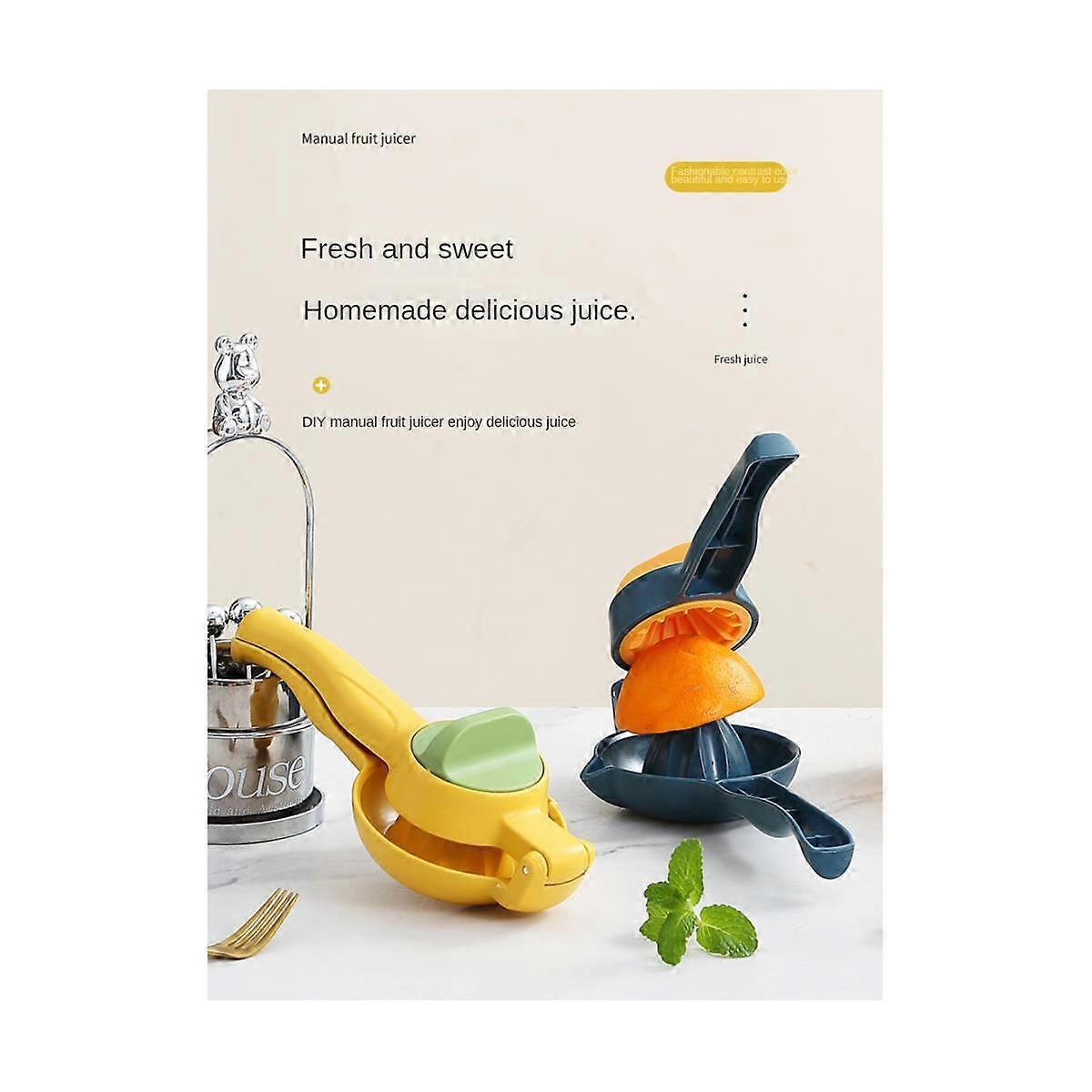 Manual Lemon Squeezer Hand Pressure Plastic Juicer for Fruit Kitchen Tool Accessories for Squeezing