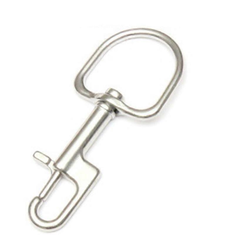 110MM Stainless Steel Diving Bolt Snap Hook Scuba Diving Single Ended Hook BCD Accessories Diving E