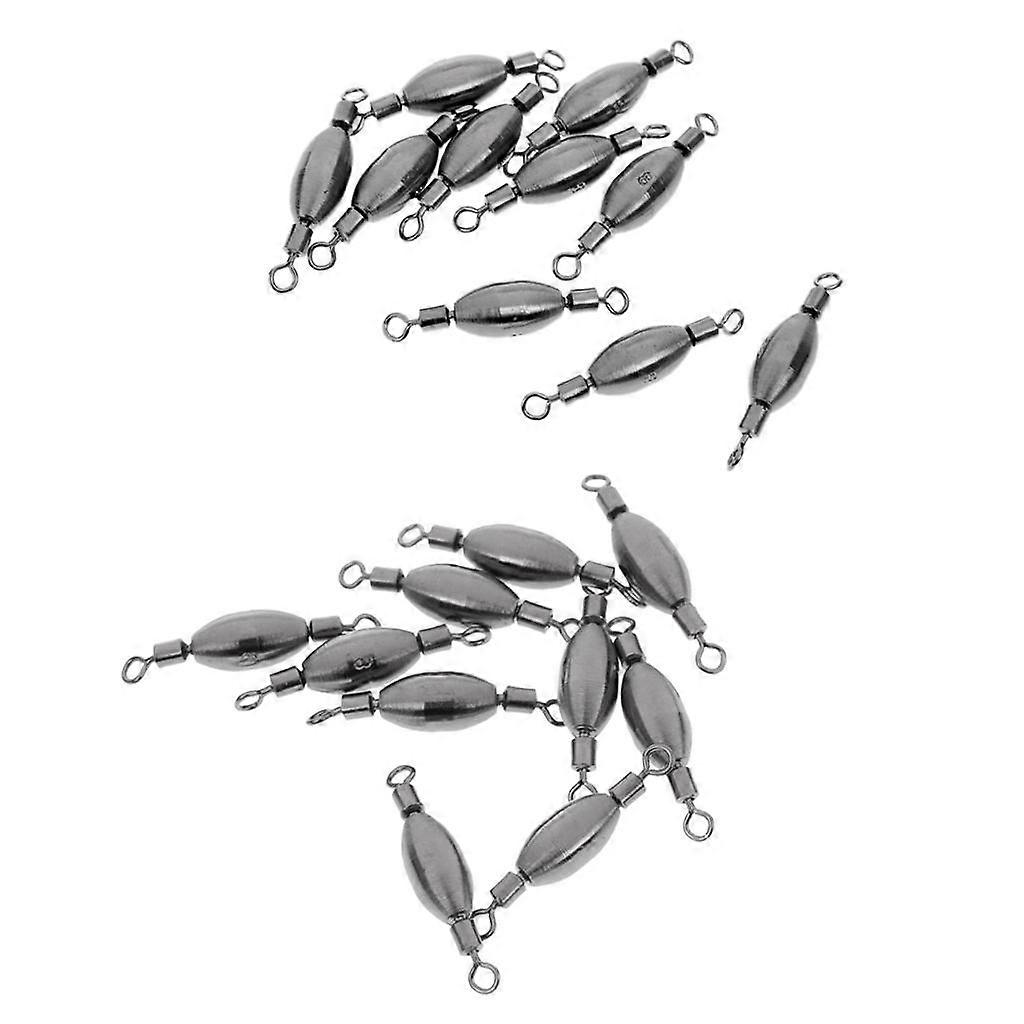 20pcs Copper Quick Sinker Fishing Swivels Rolling Barrel Swivels 0.5/0.3 practical and eco-friendly suitable for any waters
