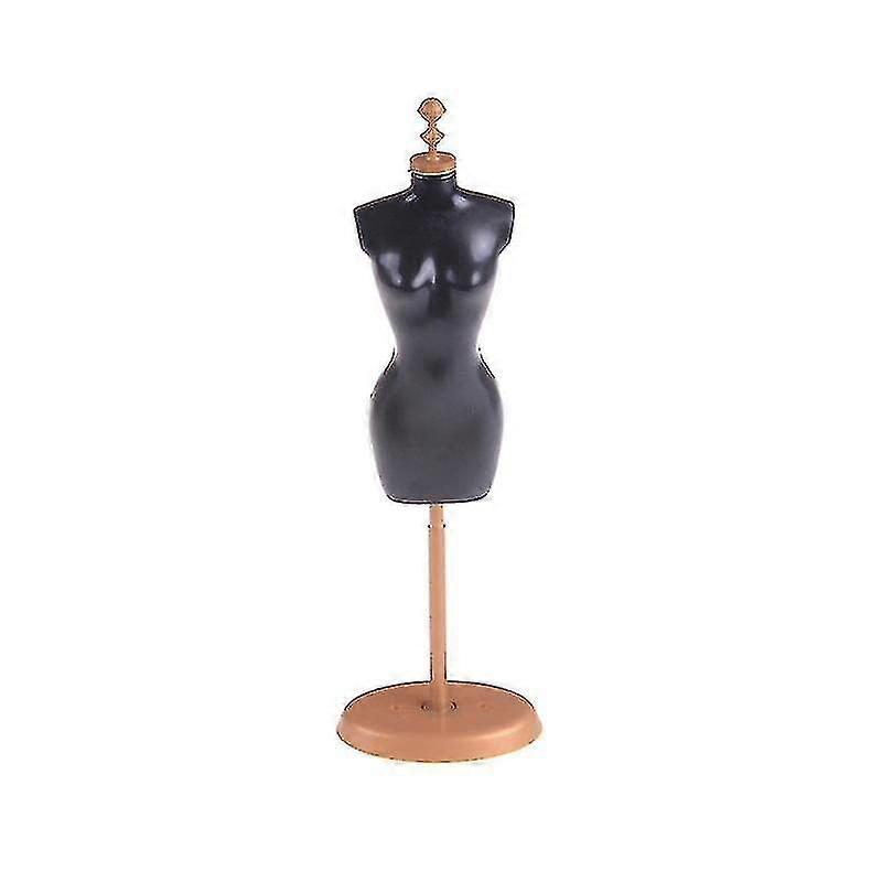 أسود عارضة أزياء موقف نموذج للدمى ملابس ثوب حامل العرض 25cm