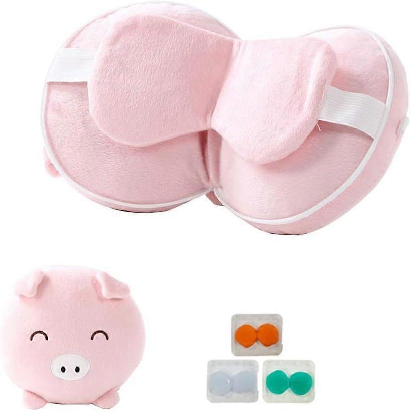 2-in-1 Neck Pillow(earplugs not included)