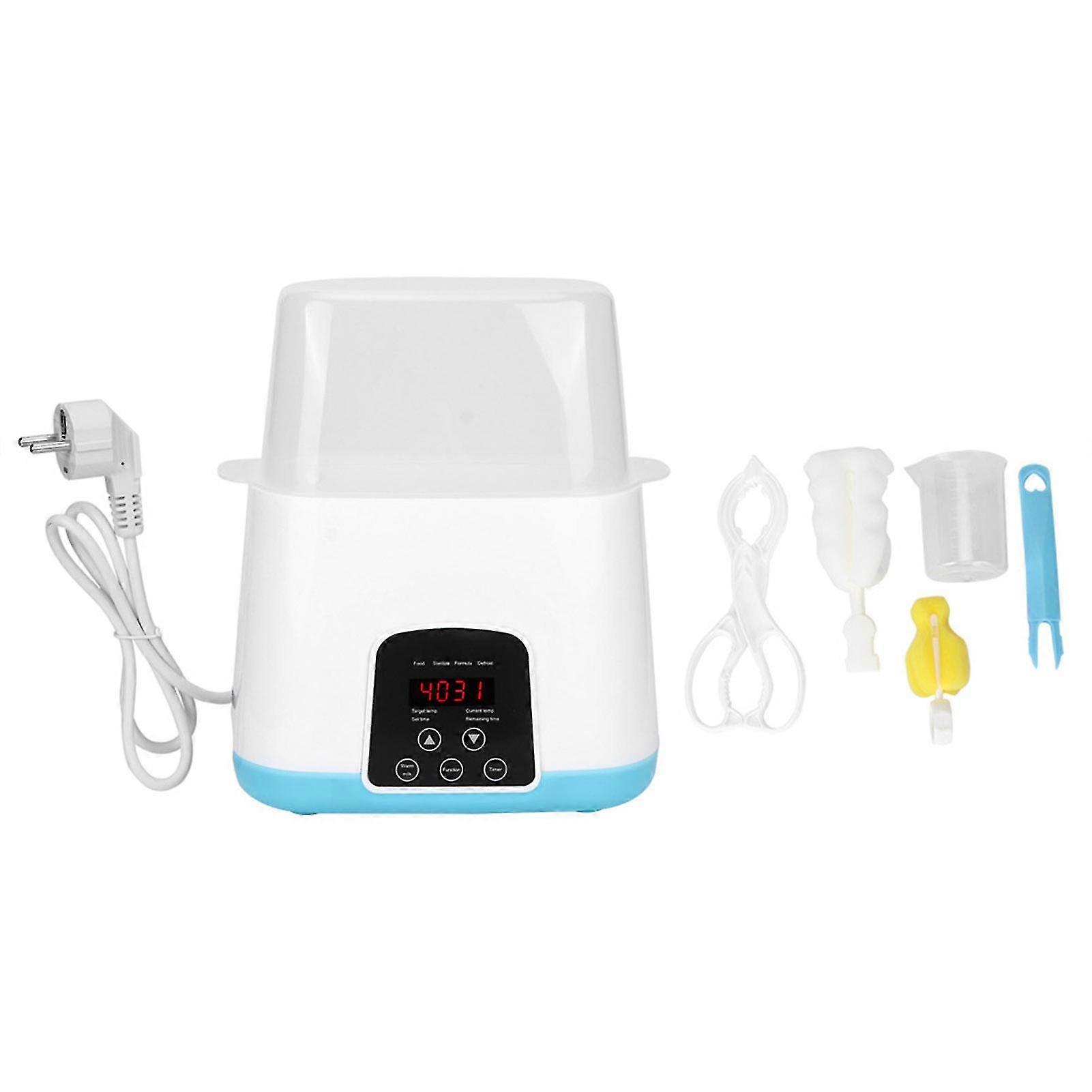 Electric Baby Bottle Warmer and Sterilizer, Heat Milk, Steam Eggs, Multi-Function, EUUS Plugs, 240ml Capacity