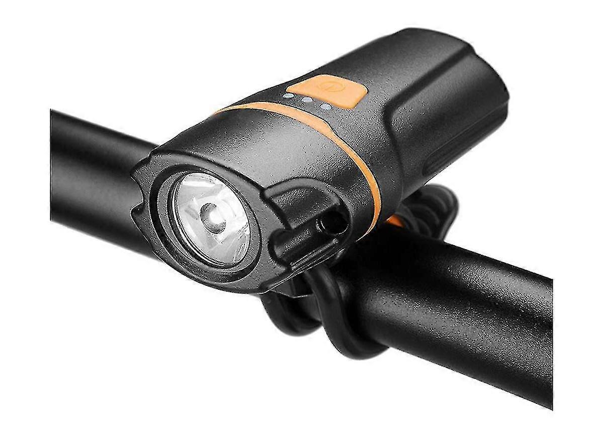 Cycling Headlight, Usb Rechargeable Waterproof Bicycle Front Light With 800 Lumens Led For Night Riding Cycling Camping(black)