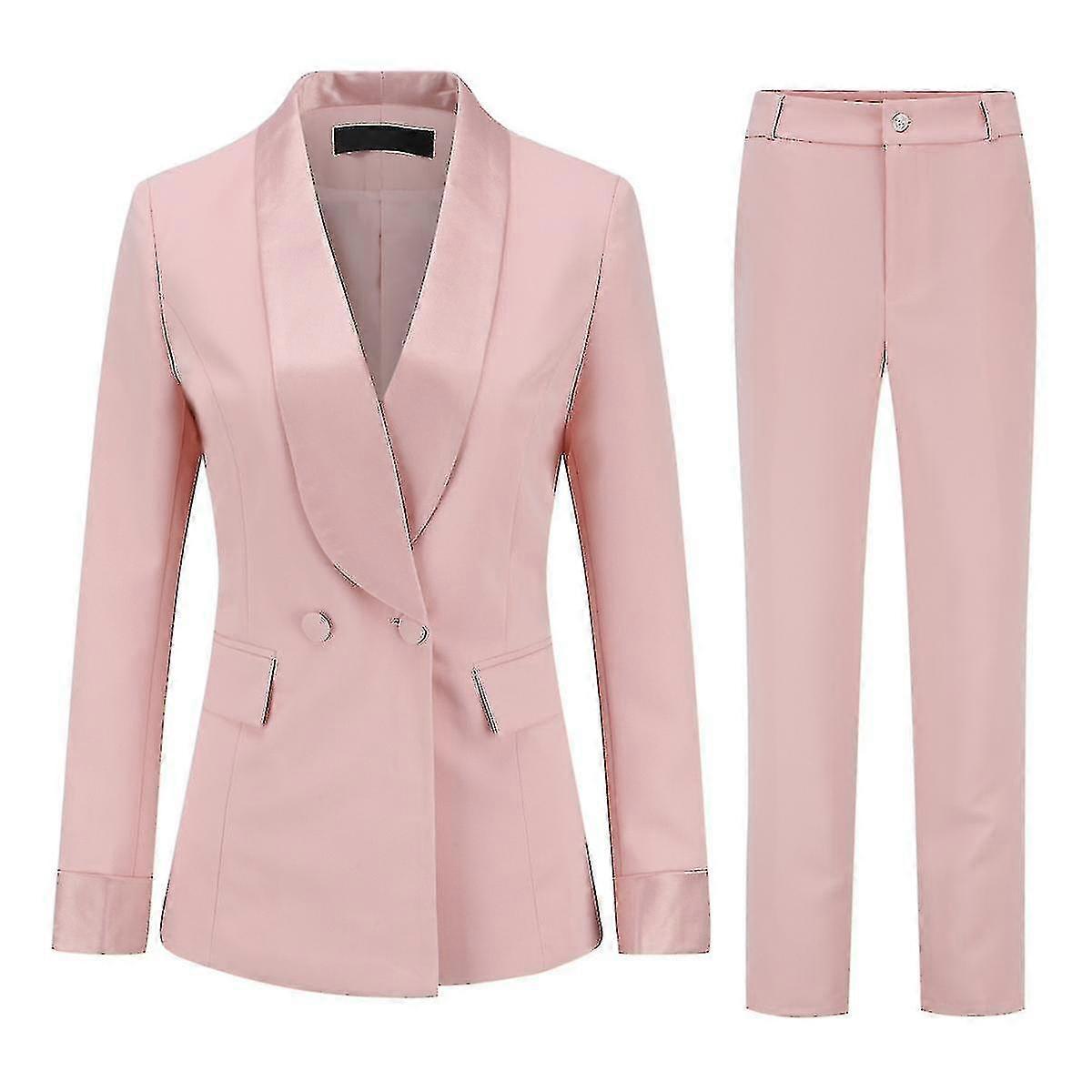 Women's 2 Piece Suit Set Fit Blazer And Pants