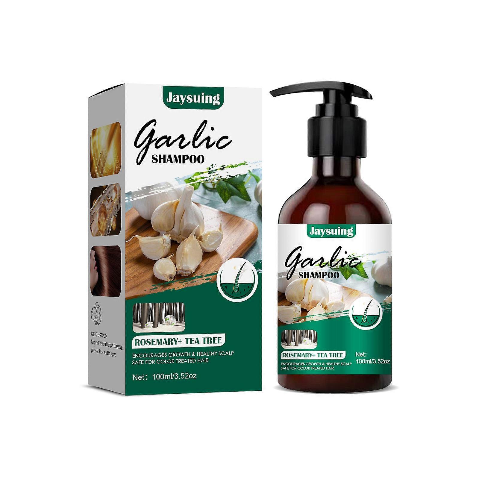 100ml Garlic Shampoo Clean Itching Anti-dandruff Shampoo Hair Growth Nourishing Shampoo