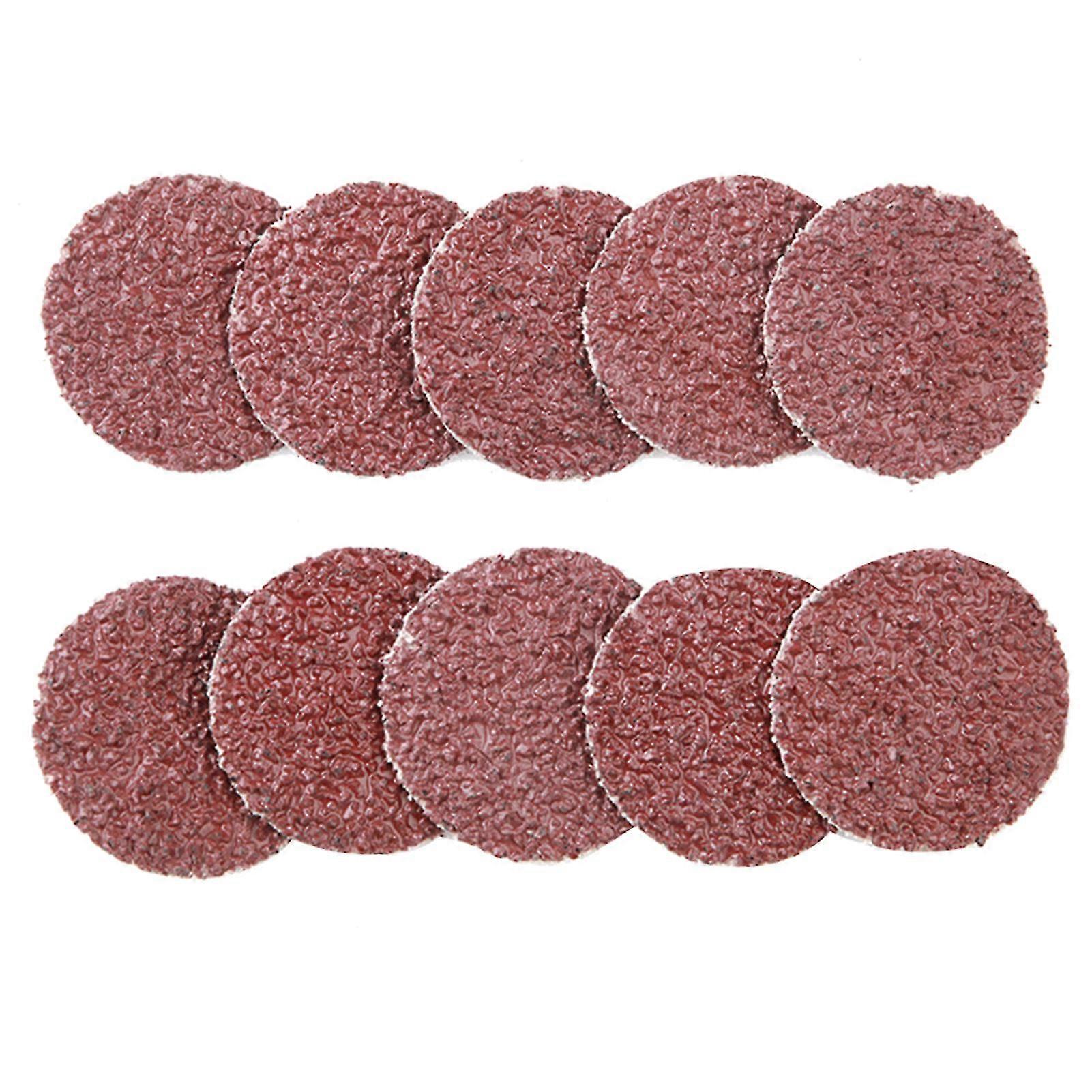 40pcs 20/60/120/240 Mesh Sanding Disc 2inch Self-locking Button Sandpaper