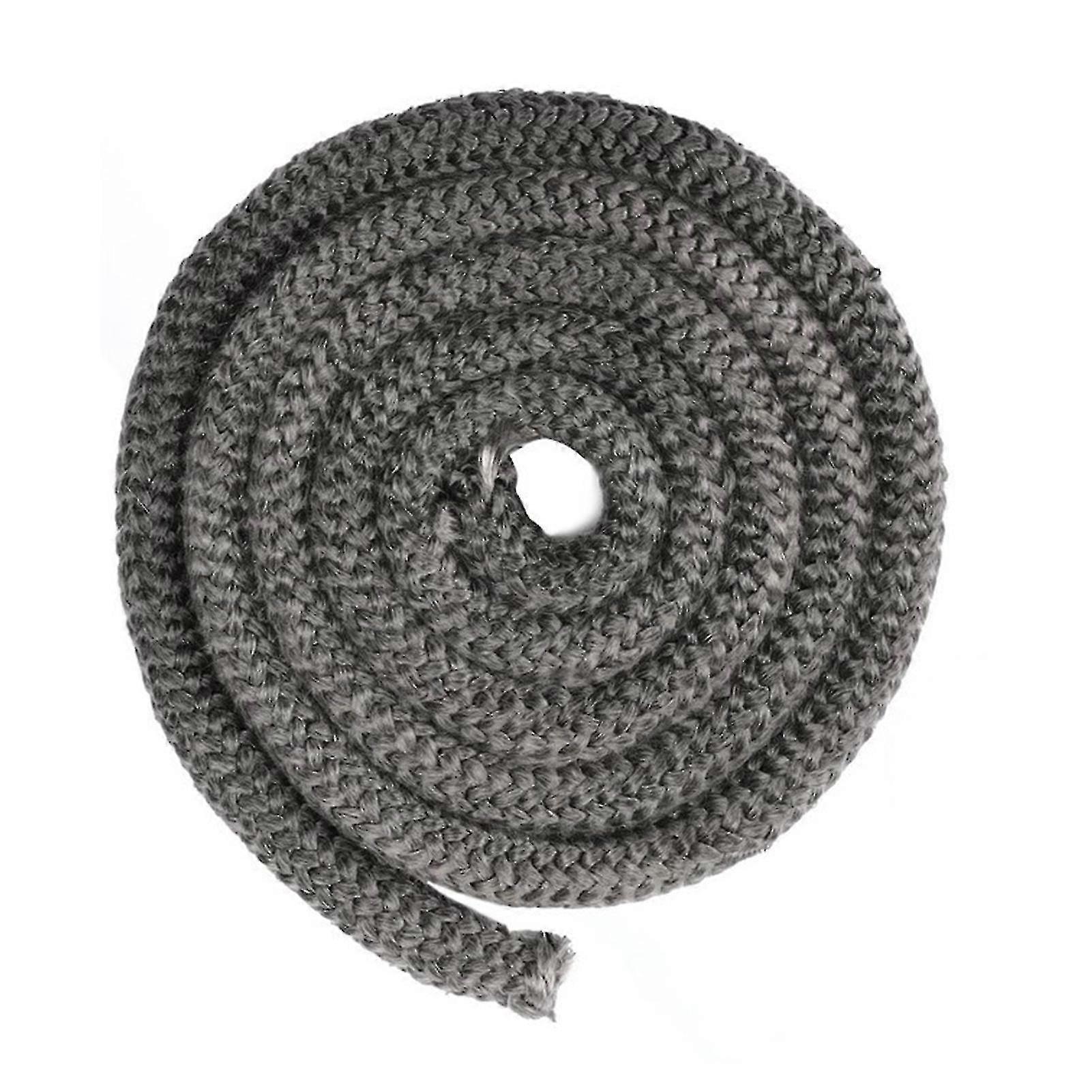 1 rolo de fogão a lenha junta de substituição de alta resistência à temperatura segura corda de vedação sem fumaça para lareiras