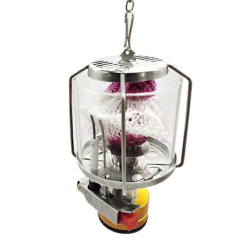 Outdoor Camping Gas Lantern Portable Mini Gas Light Tent Lamp Torch Hanging Lamp for Camping Hiking