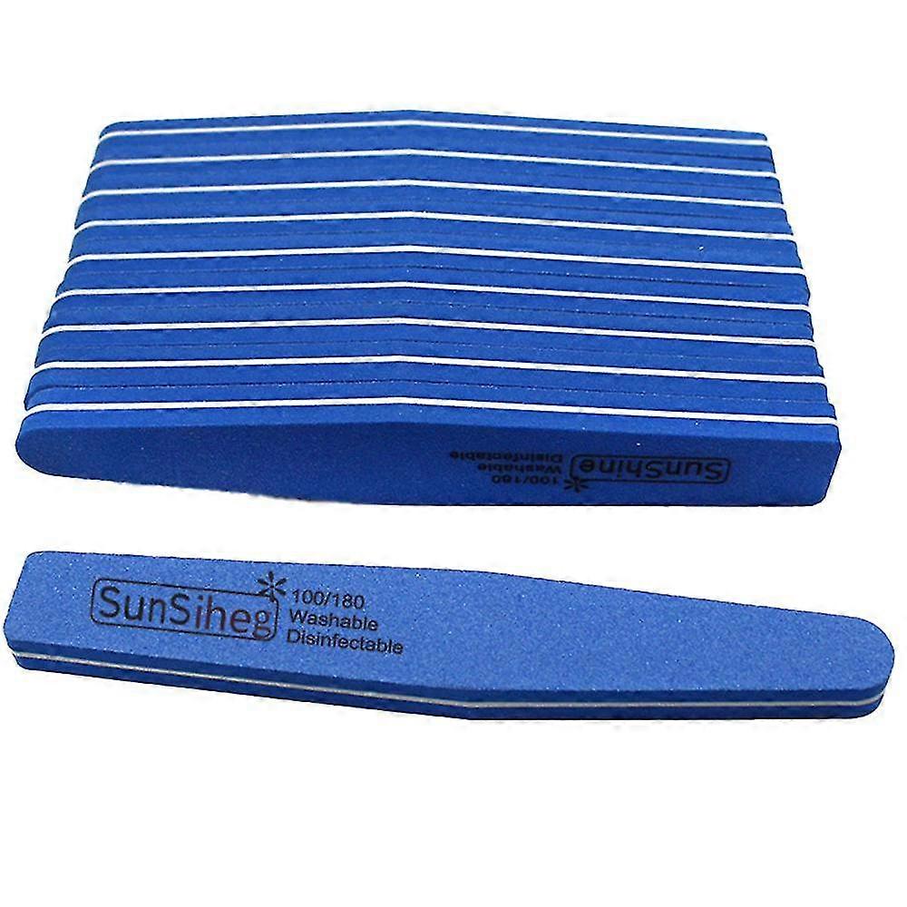 Nail Buffer Block File Sponge Washable Double Sided Acrylic Nail Polishing File