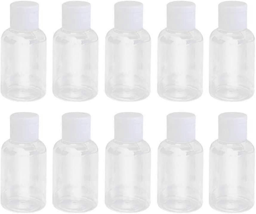 Set Of 20 Empty Plastic Vials With Caps