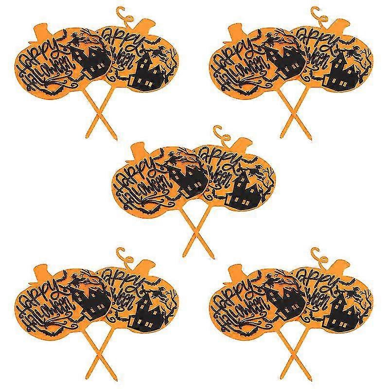 10pcs Cake Topper For Halloween Decorations