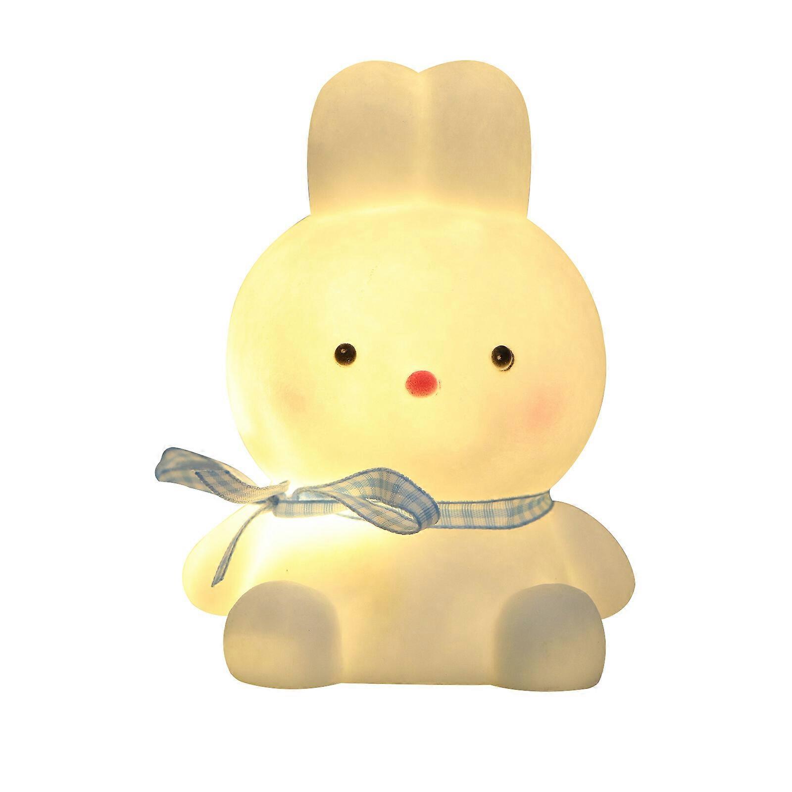 1Pc Rabbit Lamp Night Light Desktop Lamp Easter Decor Light Decorative Lamp