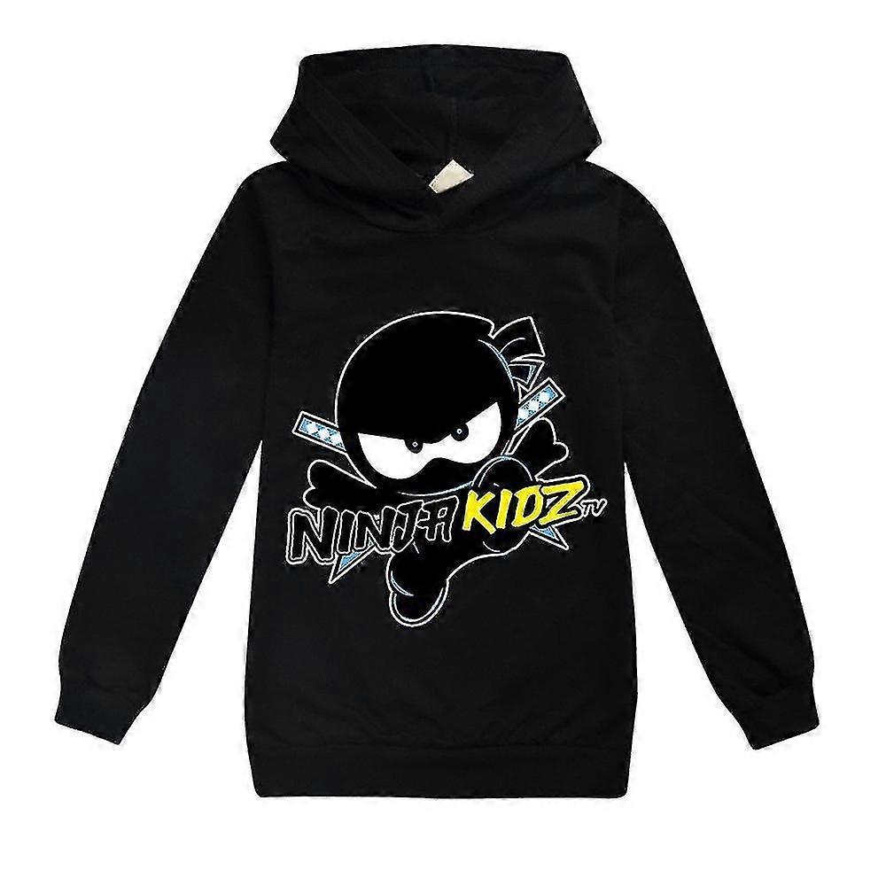 Kids Boys Girls Ninja Kidz Tv Hoodie Sweatshirt Hooded Pullover Tops 7-14 Years