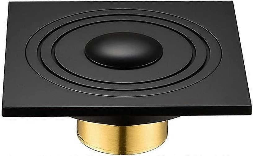 Linear Shower Drain Shower Drain Cover,Full Copper Deodorant Thickened Deep-Water Sealed Floor Drain, Deodorant, Overflow-Proof And Insect-Proof Seale