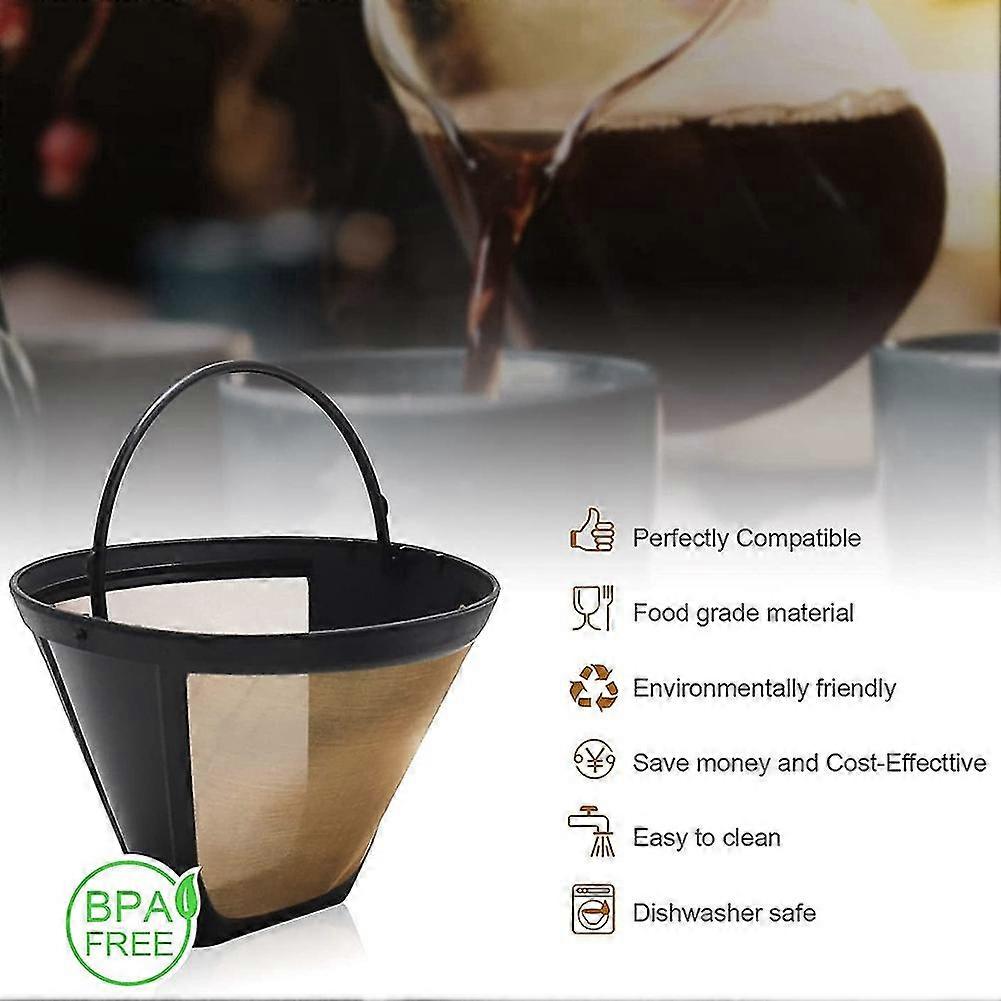 Reusable Coffee Filter For Ninja Dual Brew Pro Coffee Maker, Permanent Replacement Coffee Maker Fil